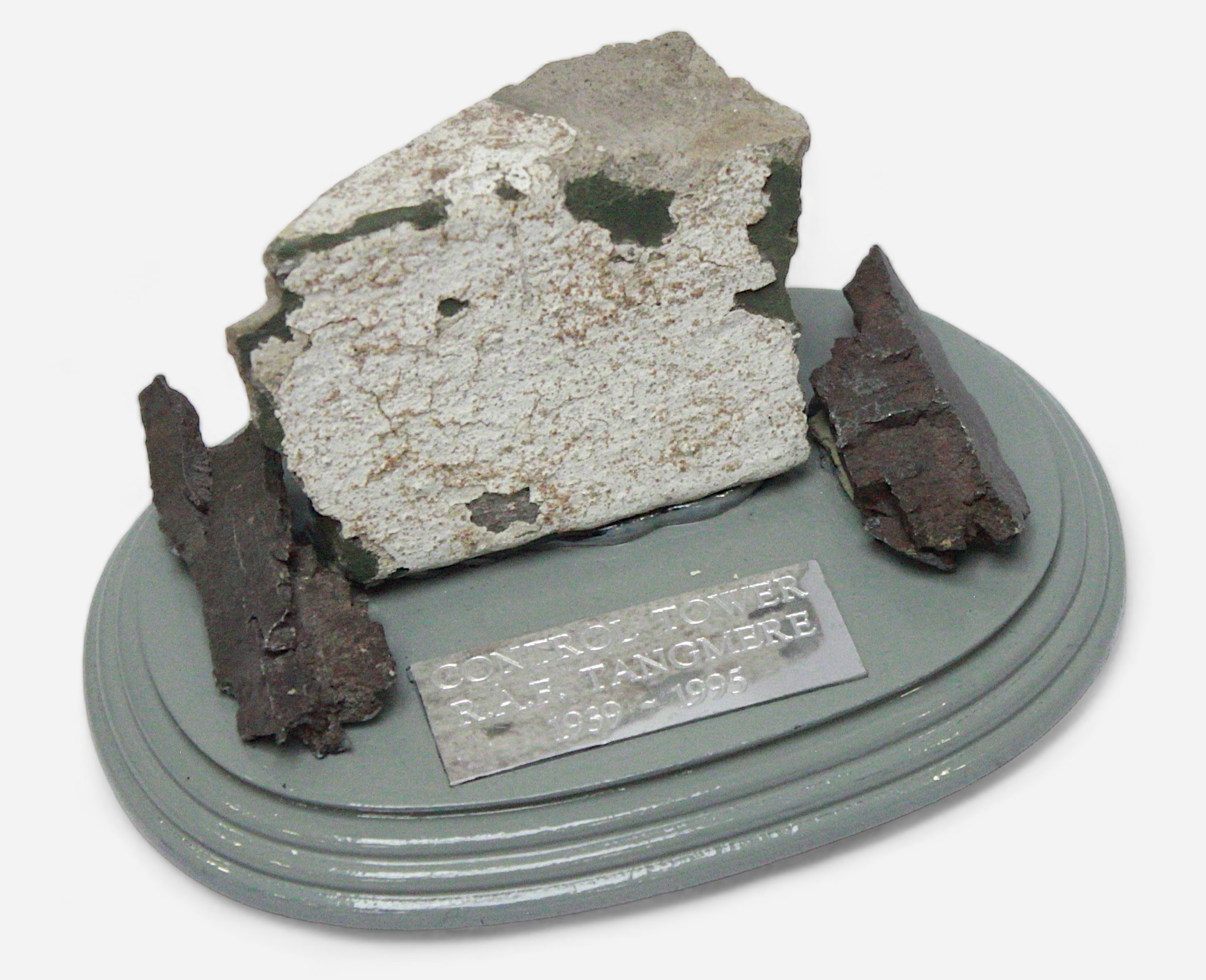 A piece of Battle of Britain German Aircraft wreckage, labelled, 'JU 87 (Junkers) Stuka, 'Fishbourne - Image 5 of 6