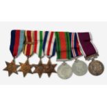 WW2 group of seven to 1861136 R.J. Clayton Royal Engineers, comprising 1939-45 Star, Africa Star