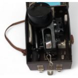 A WWII Air Ministry R.A.F. Bubble Sextant Mk IX A, 6B/218, no. 6999/43, dated 1943, serial no.