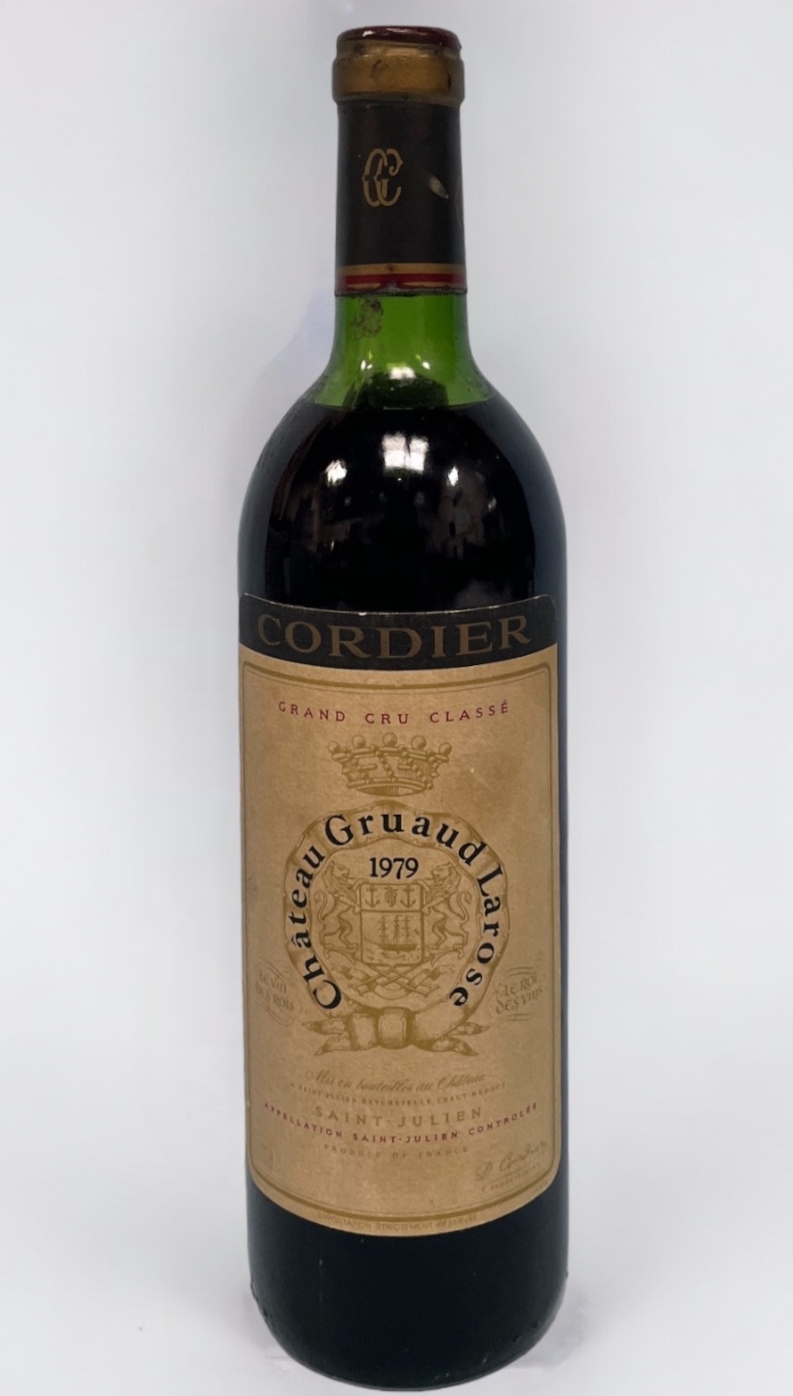 One bottle of Chateau Gruaud Larose Grand Cru Classé, 1979, Cordier, Saint-Julien, 75cl