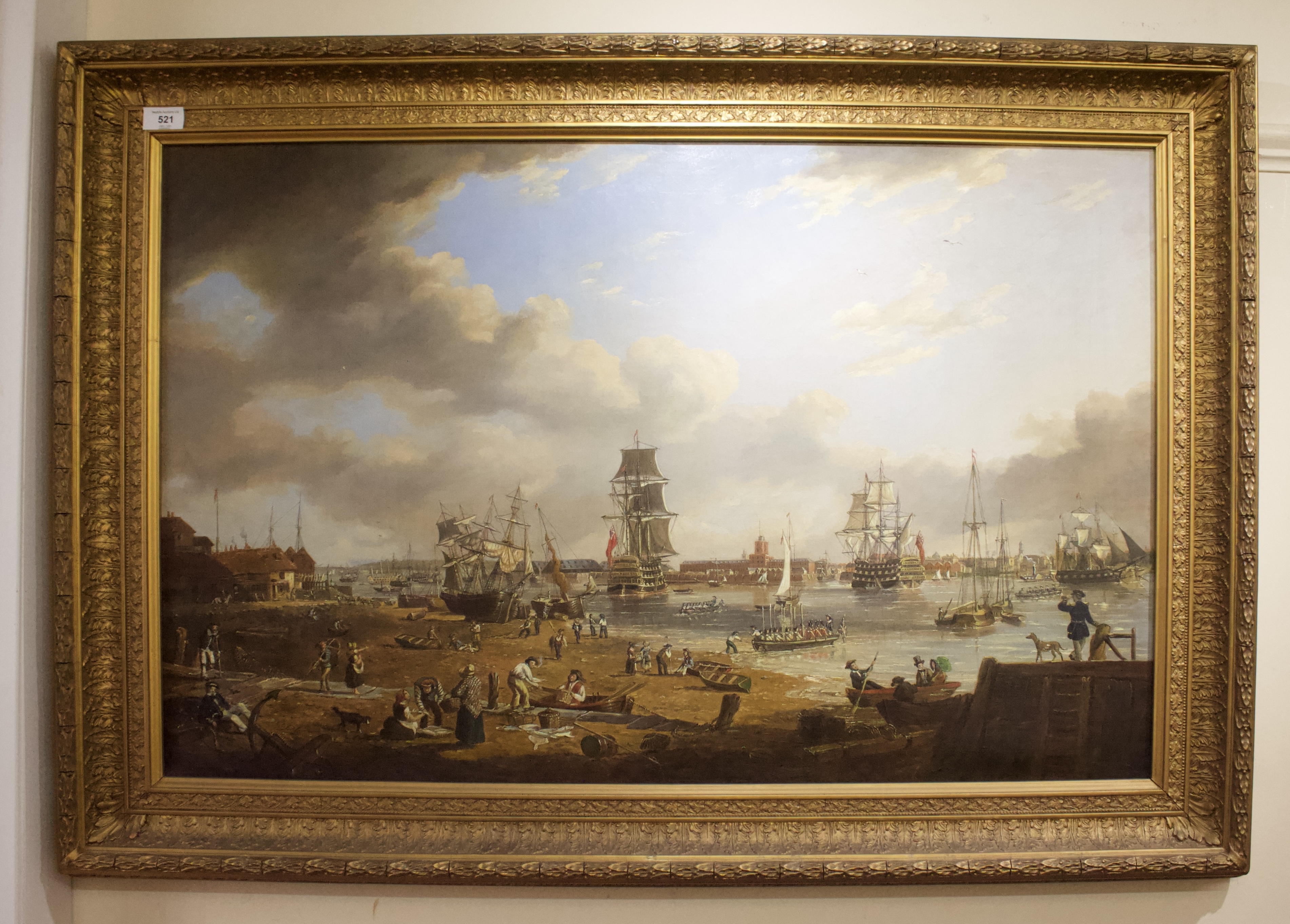 19th Century English School/ style of William Edward Atkins', ‘A large panoramic scene of Portsmouth - Image 6 of 7