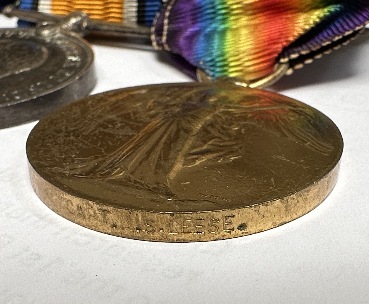 A WW1 Army Veterinary Corps Medal group of four comprising George V Africa General Service Medal - Image 6 of 6