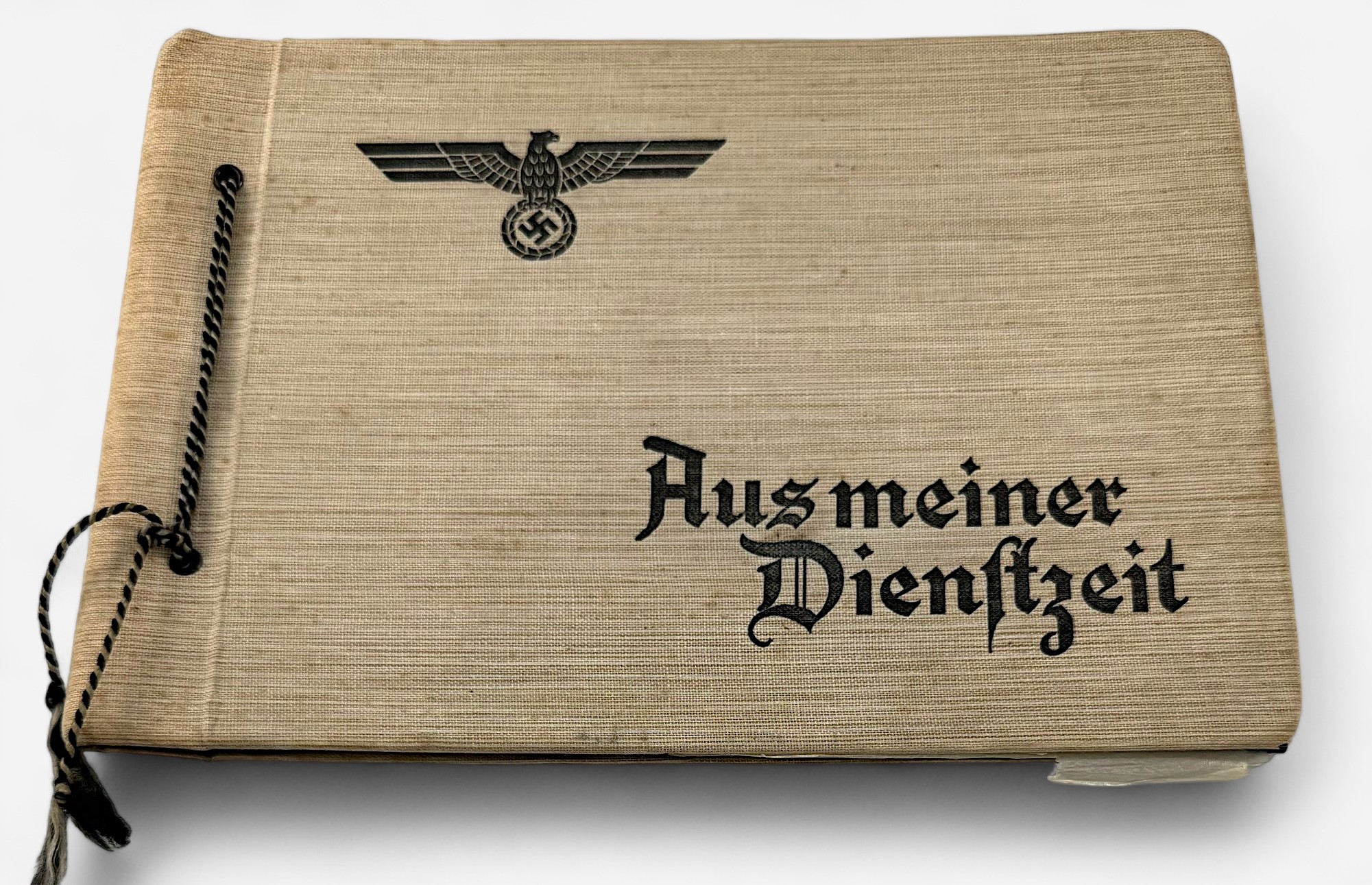 A WWII German Third Reich photogrpah album, the front cover embossed with the Reichsadler and the - Image 7 of 8