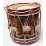 A 20th century Regimental Side Drum for the 1st Battalion Grenadier Guards and painted with Royal