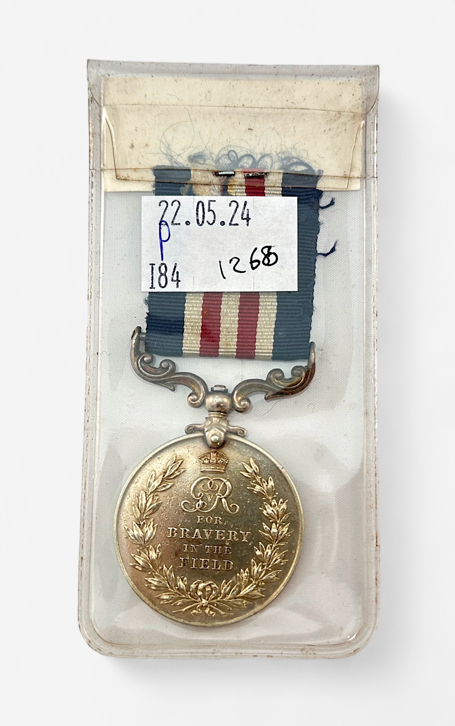 A George V Military Medal '11084 A. Cpl. R. OSWALD 2/ HIGH: L.I.' Robert Oswald 2nd Bt. B - Image 2 of 2