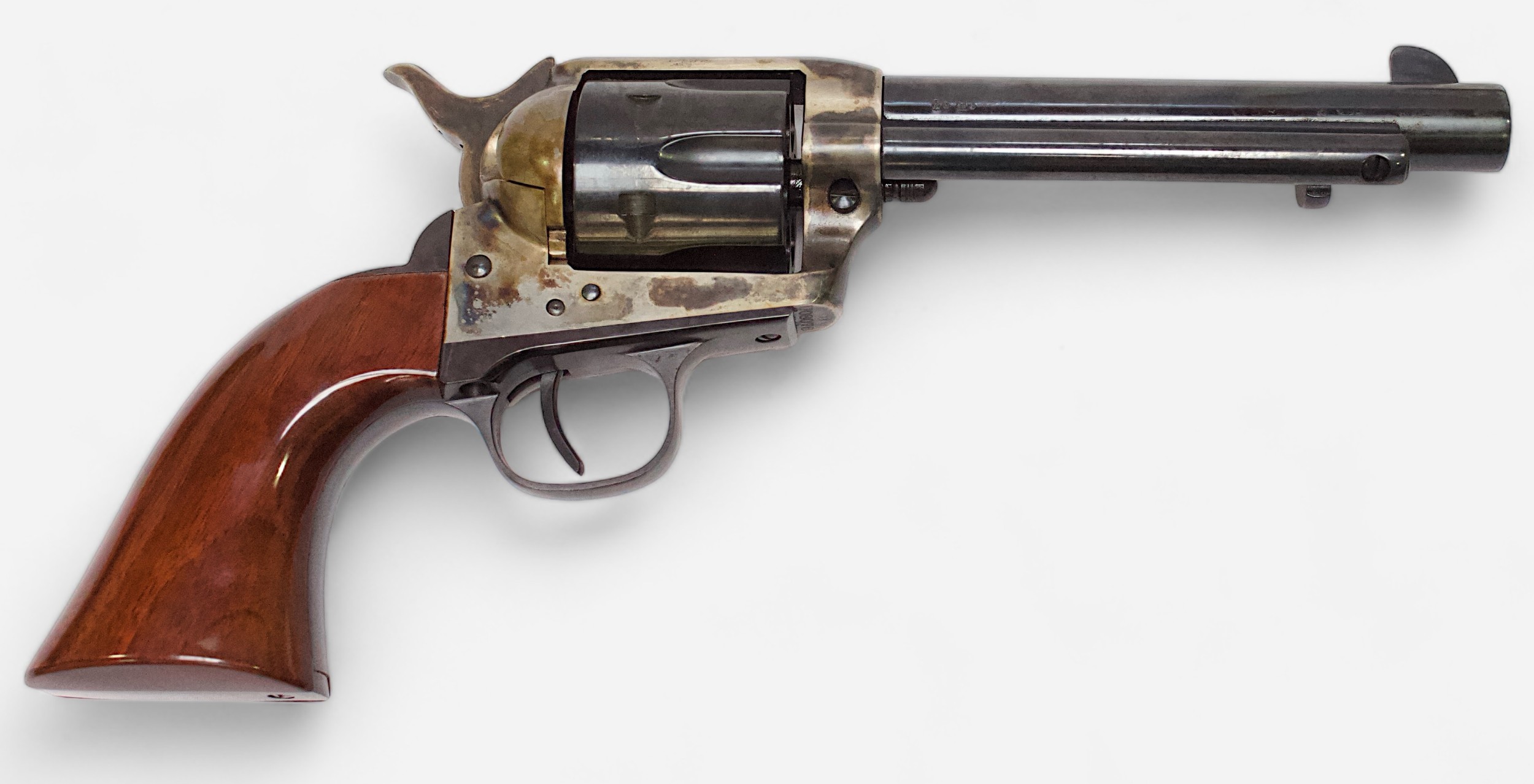 An Uberti Model 1830 Colt Peacemaker style 9mm blank firing six-shot single action revolver with - Image 2 of 4