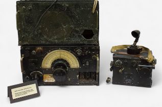 A WWII Air Ministry Communications Receiver, Type R 1155 F, steel-cased version, serial no. 80860,