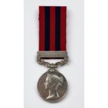 Queen Vicroria India General Service Medal with WAZIRISTAN 1894-5 Clasp to 4604 Sepoy Gilja 1st Sikh