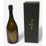 A bottle of Dom Perignon, Moët et Chandon, 1996 Vintage Champagne, 75cl, 12.5% vol, housed in