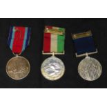 The Oman Commendation Medal, Oman GSM and Al Samood Medal (Dhofar Victory Medal), with orignal