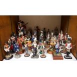 A large collection of assorted loose lead military figures, comprising D.F. Grieve Models and