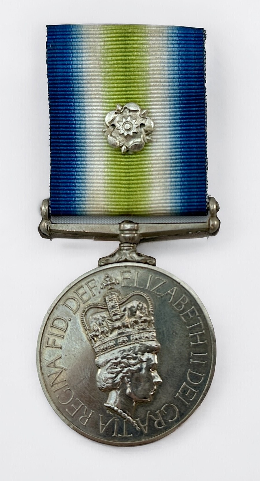 An ERII South Atlantic Medal 1982 (Falklands), with Rosette, named to 24523171 GNR P. Boyd RA (Royal