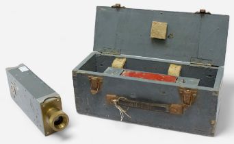 A WWII RAF Type G.45 wing-mounted camera type G.45, serial no. 35208, with film magazine and