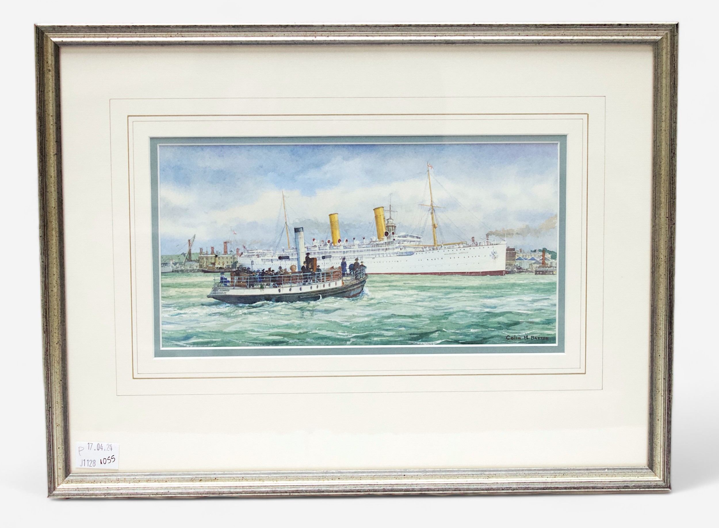 Colin M. Baxter (b.1963), ‘HMS Balmoral Castle, as a Royal Yacht, October 1910,’ signed,
