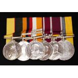 Six-Medal Group to Rifleman Thomas Whitehead of The King's Royal Rifle Corps, 2nd Rifle Brigade,