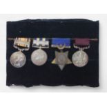 Queen Victoria group of four South Africa Medal with 1879 Clasp, to 2145 Company Staff Sergent 3rd