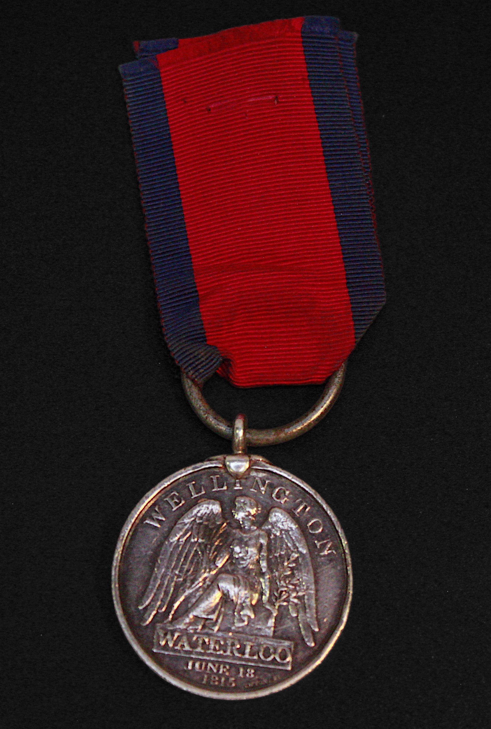 THE WATERLOO MEDAL 1815, named to Frederick Baurmann 1st Regiment Hussars K.G.L. (Kings German