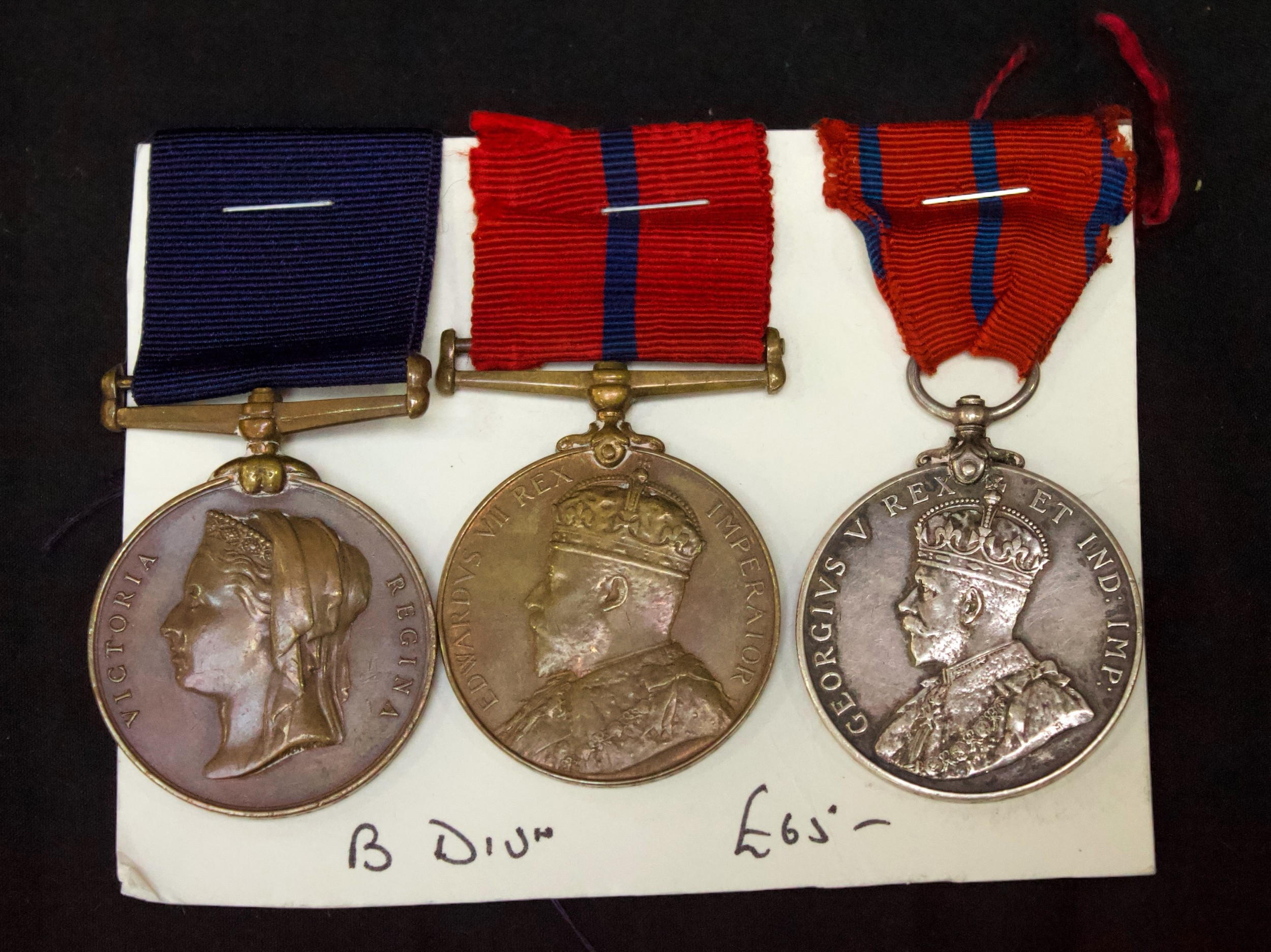 Metropolitan Police group of three to PC G. Farr, comporising Queen Victoria Diamond Jubilee