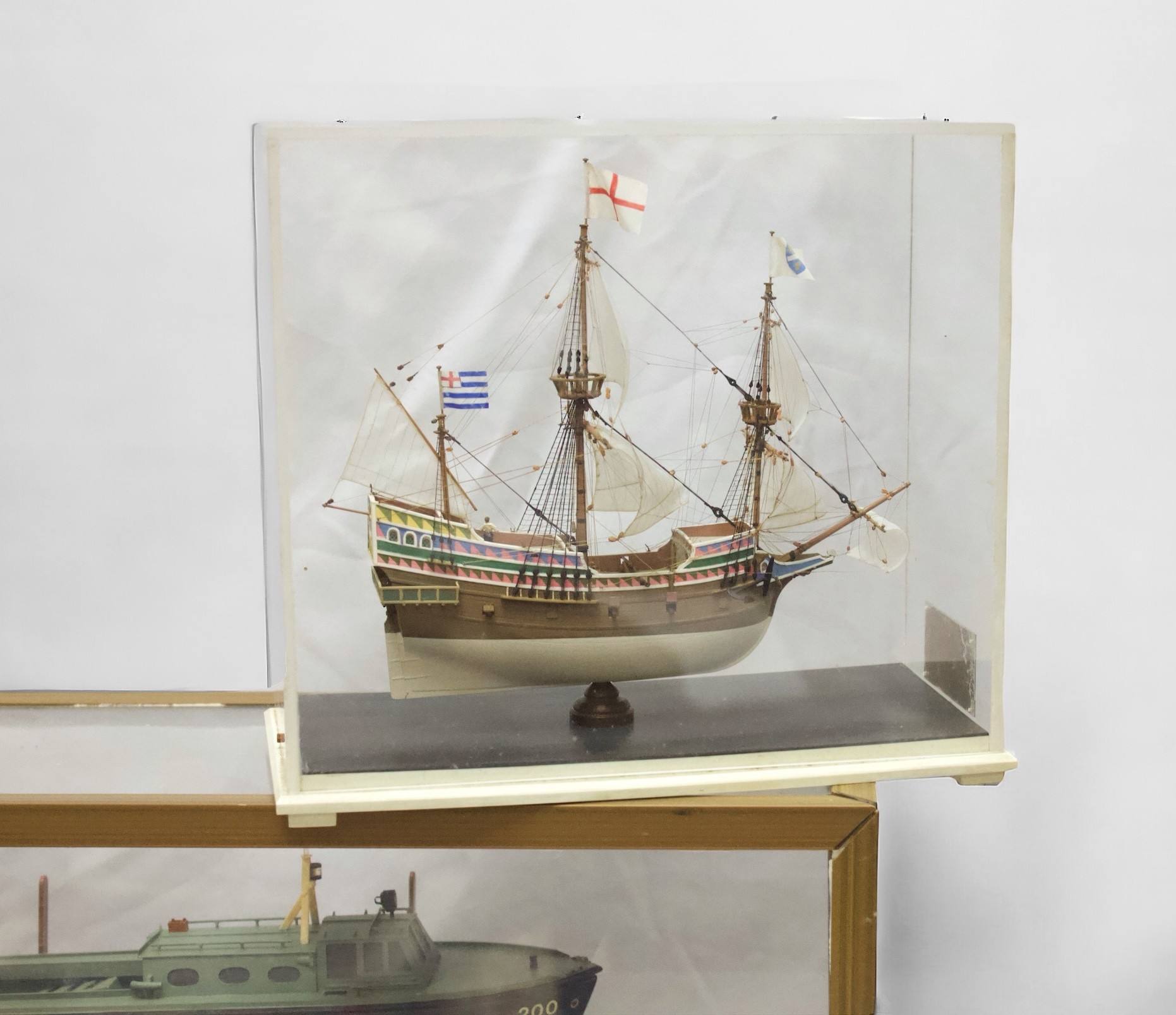 A collection of assorted scratch and kit built scale model boats including a small model of the - Image 2 of 3