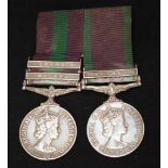 GSM pair, ERII, 2nd King Edward VII's Own Gurkha Rifles (The Sirmoor Rifles) General Service Medal