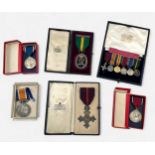 A WW1 RAF / R.E.T.V.F. Group of O.B.E. (Mil 2nd Type), War Medal, (missing Victory Medal), Geo. V