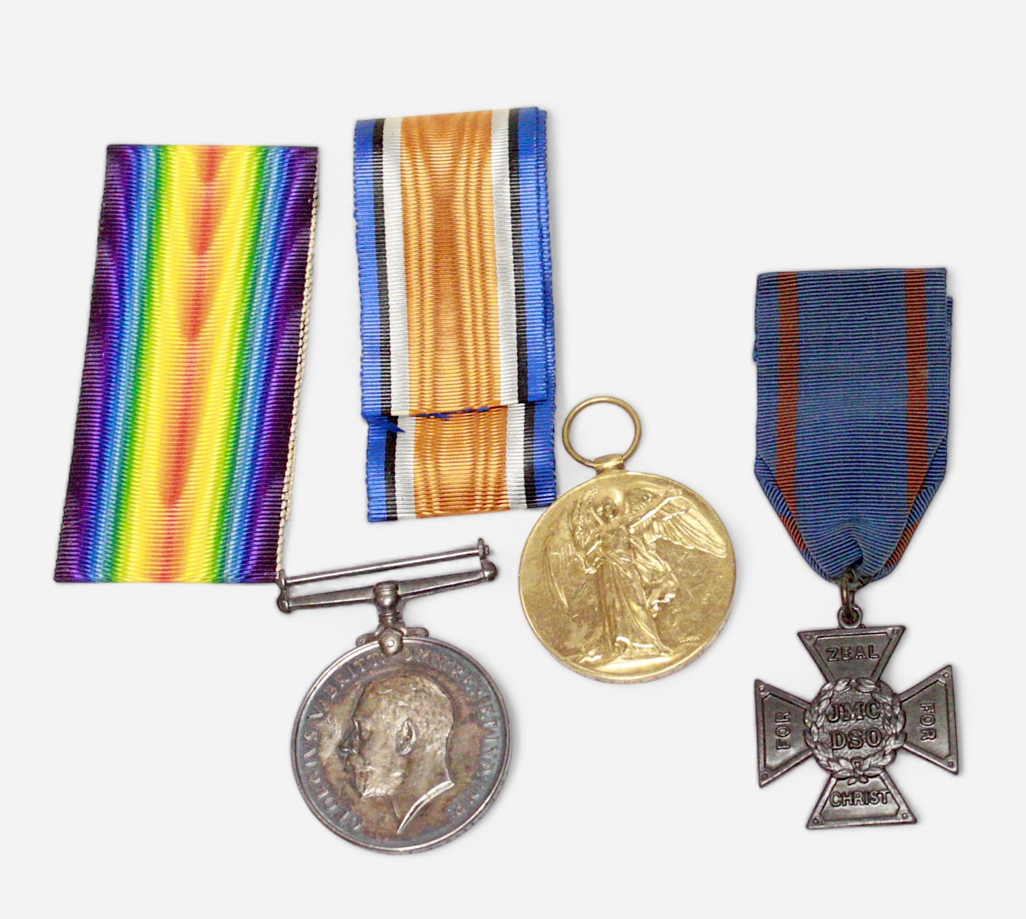 A WWI War and Victory medal, named to ‘556240 A.2. CPL. T. G. Watt. R.E’, who died October 11th, - Image 2 of 5