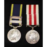 A Queen Victoria Punjab Medal with 'Goojerat' and 'Chilianwala' Clasps and Indian Mutiny Medal