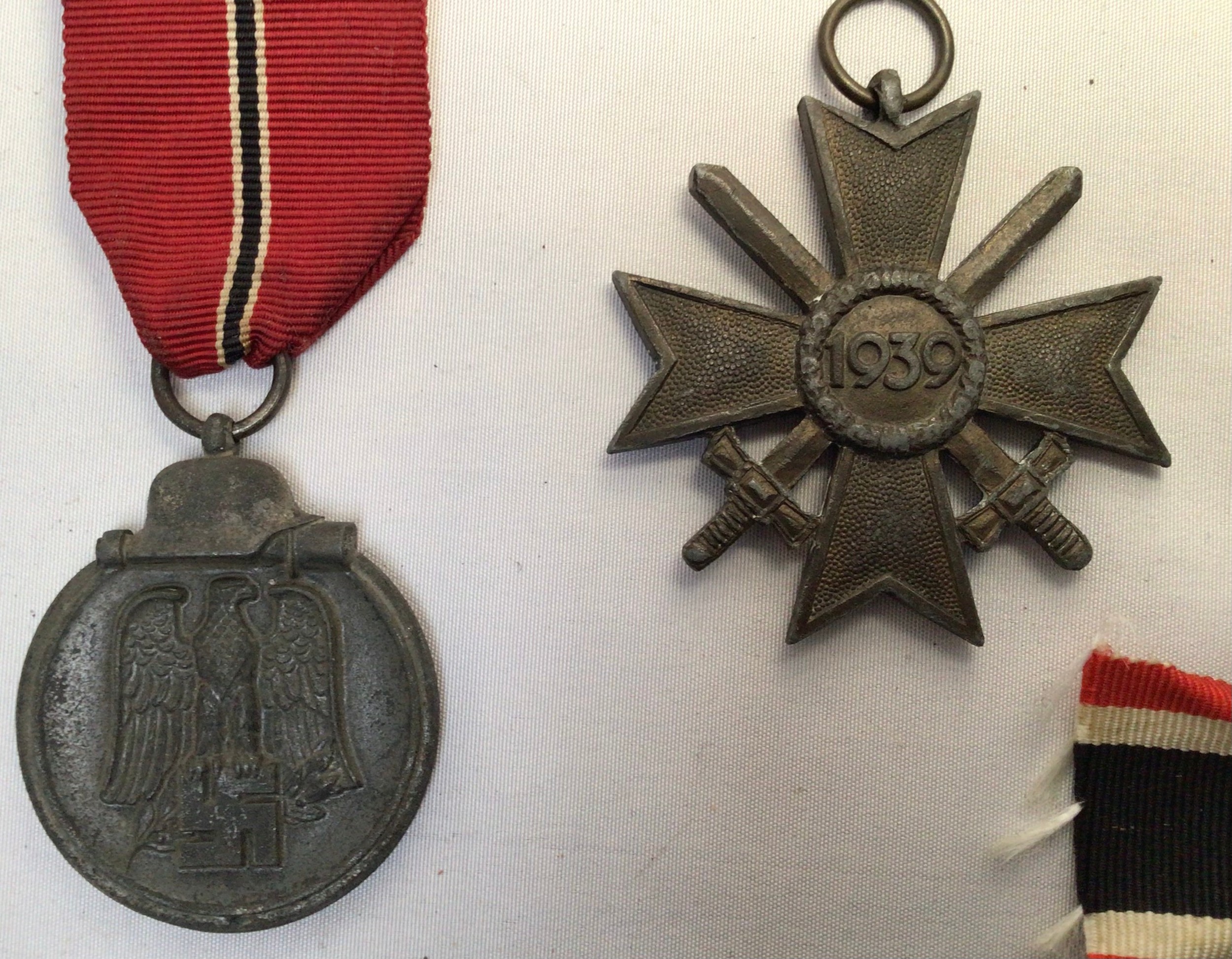 Seven various German WWII Third Reich medals, comprising three German Eastern Front Medals, one - Image 7 of 11