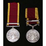 A Second China War Medal with Canton 1857 Clasp to John Barry 59th Regt. and a China War Medal