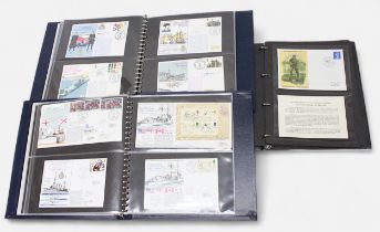 A collection of approximately 300 first day and commemorative covers of maritime and militaria