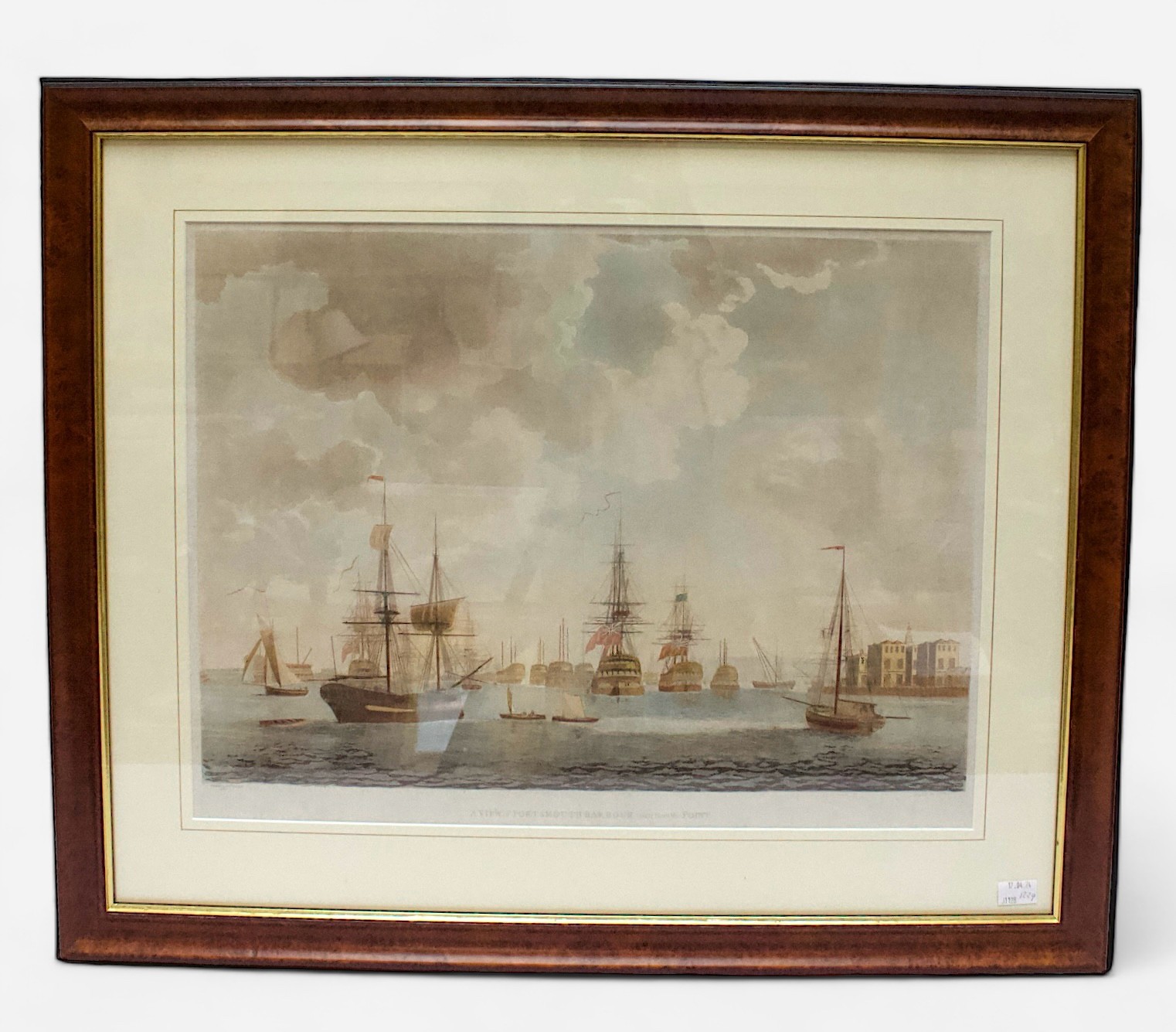 Lieut. William Elliott RN (Active 1784-1795), A View of Portsmouth Harbour taken from the Point,