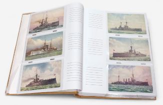 Approximately 120x naval postcards, colour printed, approx. 50% Raphael Tuck & Sons, various ‘