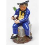 A 19th Century unmarked and heavily potted Staffordshire Pearlware toby jug of an ‘American Sailor,’