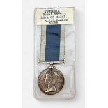 A Queen Victoria Royal Naval Long Service Good Conduct Medal, obv. Victoria (type A), 2nd type