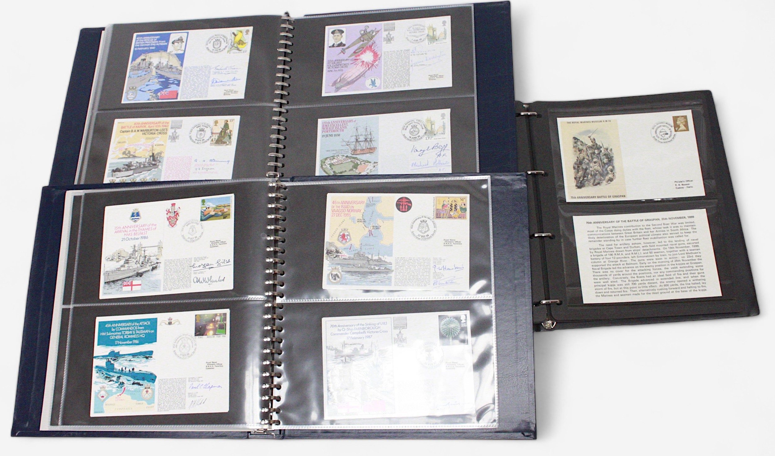 A collection of approximately 300 first day and commemorative covers of maritime and militaria - Bild 2 aus 3