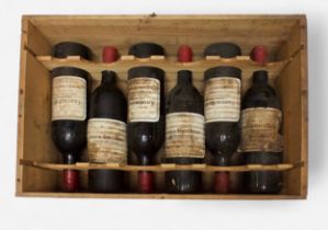 A case of six 750ml bottles of Chateau Haut-Bailly, 1982, Appelation Graves controlee, all with