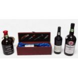 Four various bottles of vintage port, comprising Taylor’s Quinta De Vargellas, 1986, 75cl, 20.5%