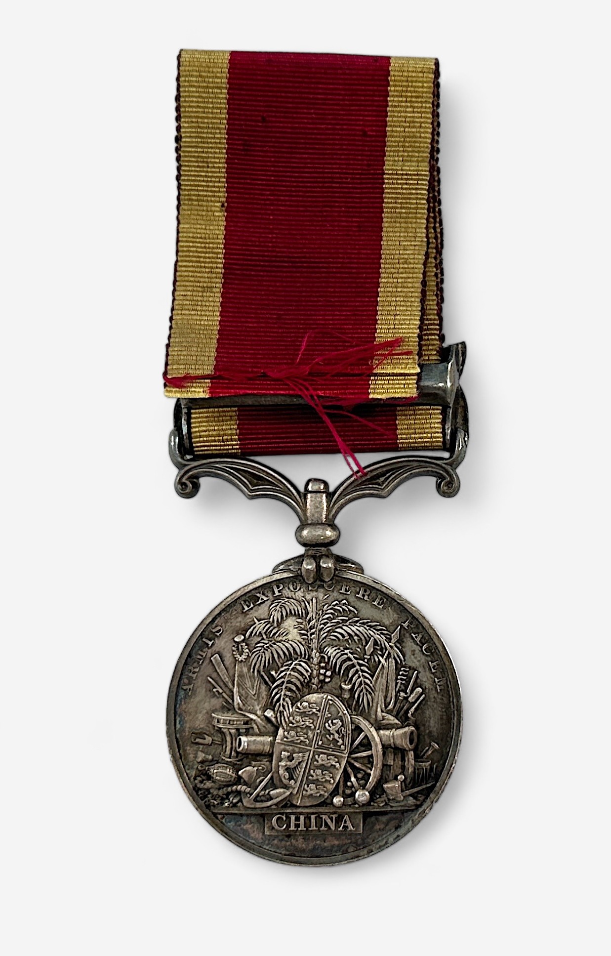 A Second China War Medal with Canton 1857 bar, unnamed. - Image 2 of 2