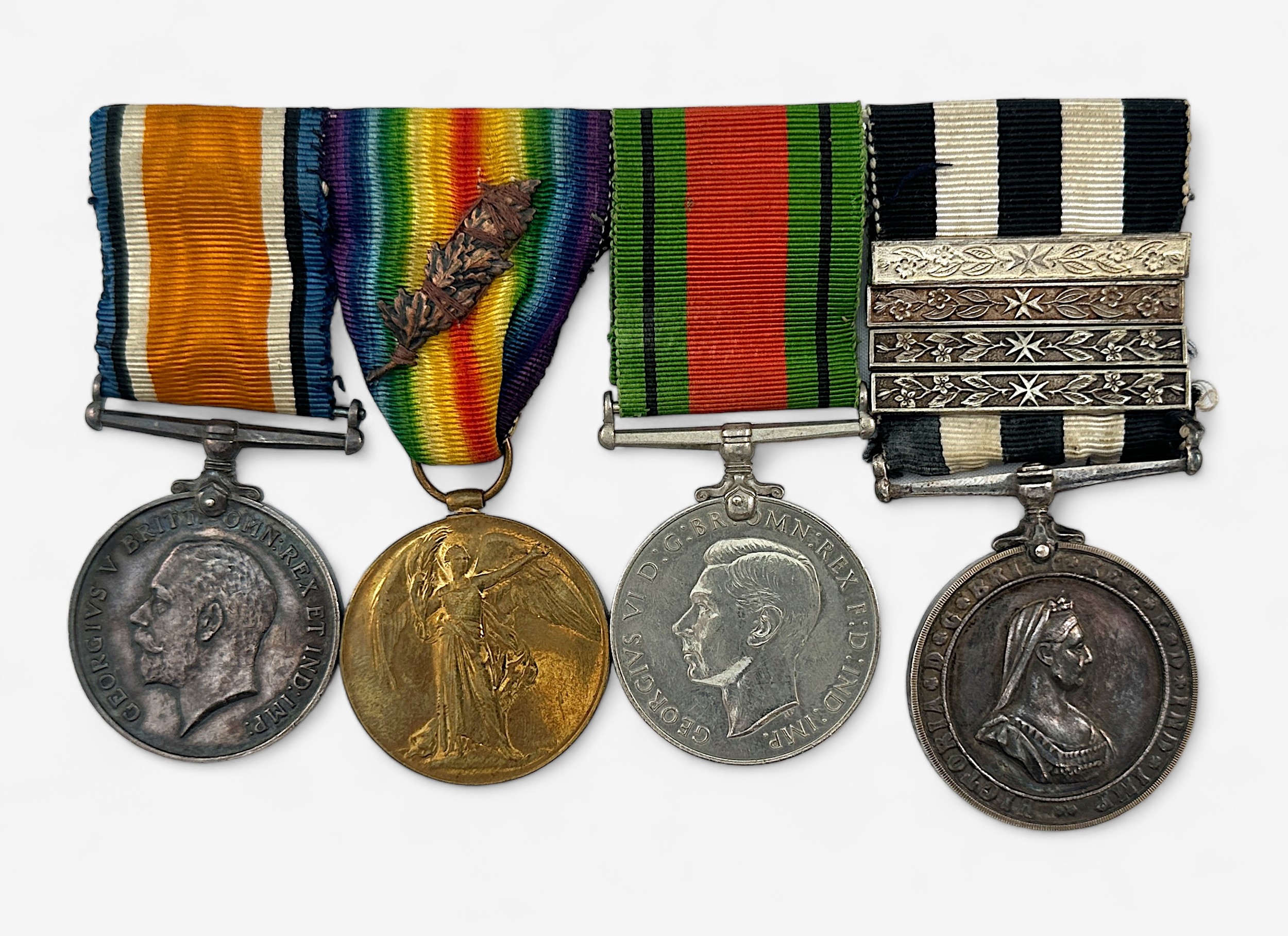 A WW1 & WW2 Surgeon's group to Lieut. H.B. Pierce Royal Welsh Fusiliers comprising British War Medal