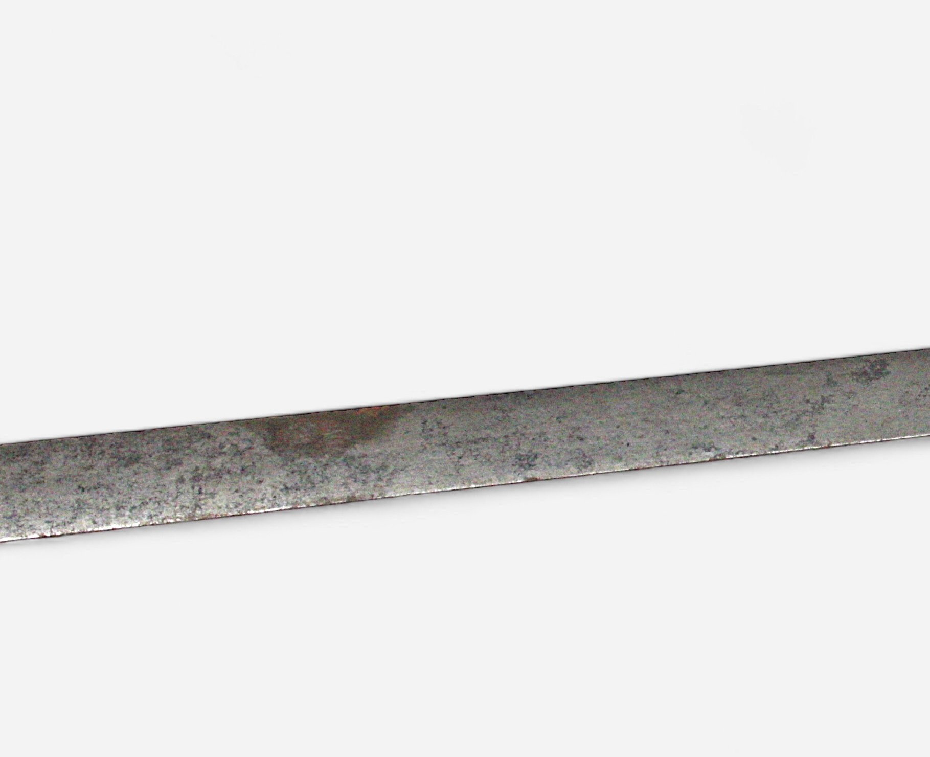 An 1889 Pattern British Naval Cutlass, with 29.5-inch/75cm steel double-edged blade of compressed - Image 4 of 4