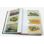 Approximately 148x early 20th century postcards, colour printed, various Imperial German Cruise