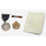 The Gordon Boys Home silver medal For Exemplary Conduct, awarded to ‘4187. Sergt. F.W. Burchett.’,