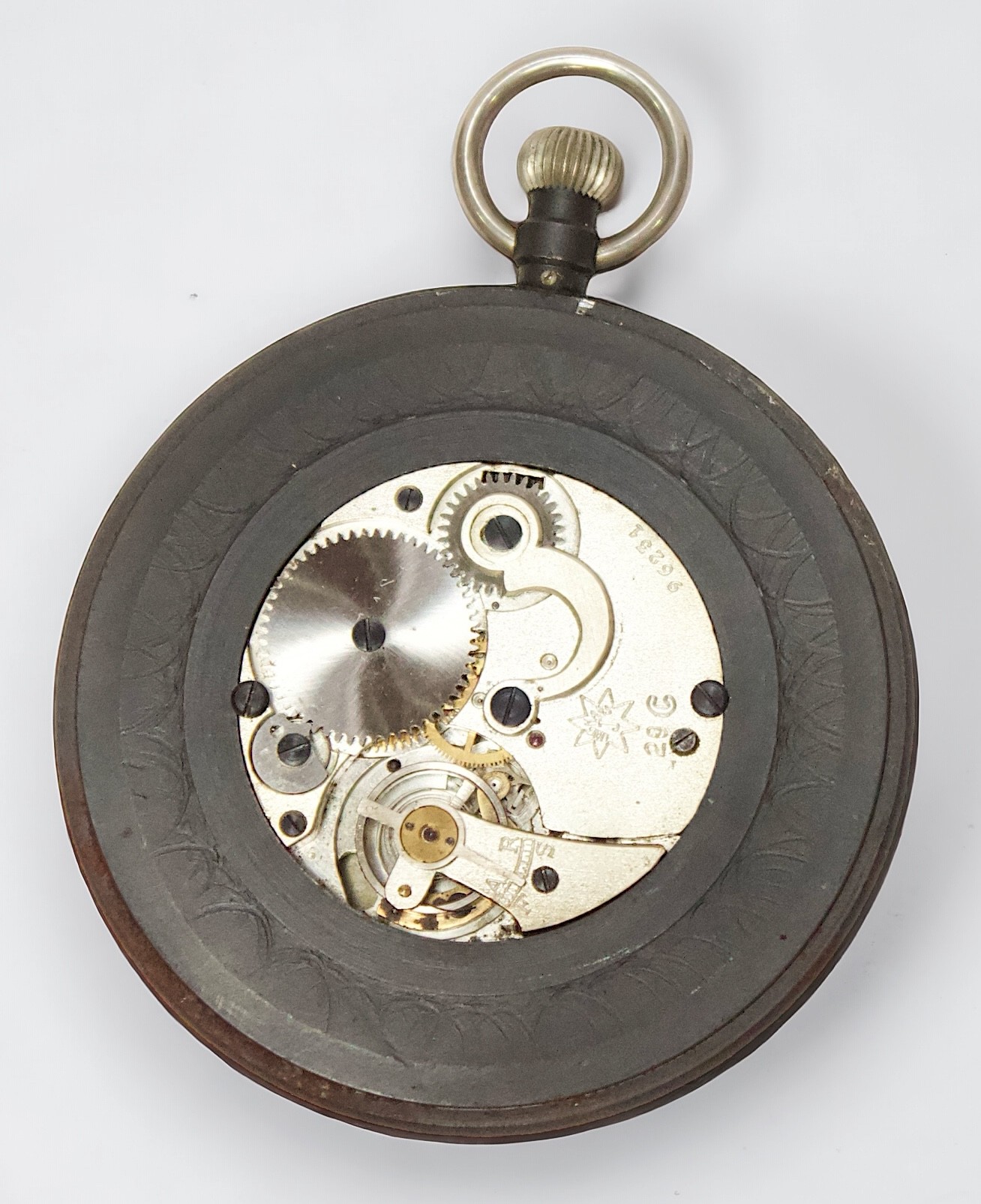 A rare Third Reich stopwatch, the dial marked ‘U[ntersee]-Jagd’ (Undersea-Hunting) believed to - Bild 3 aus 3