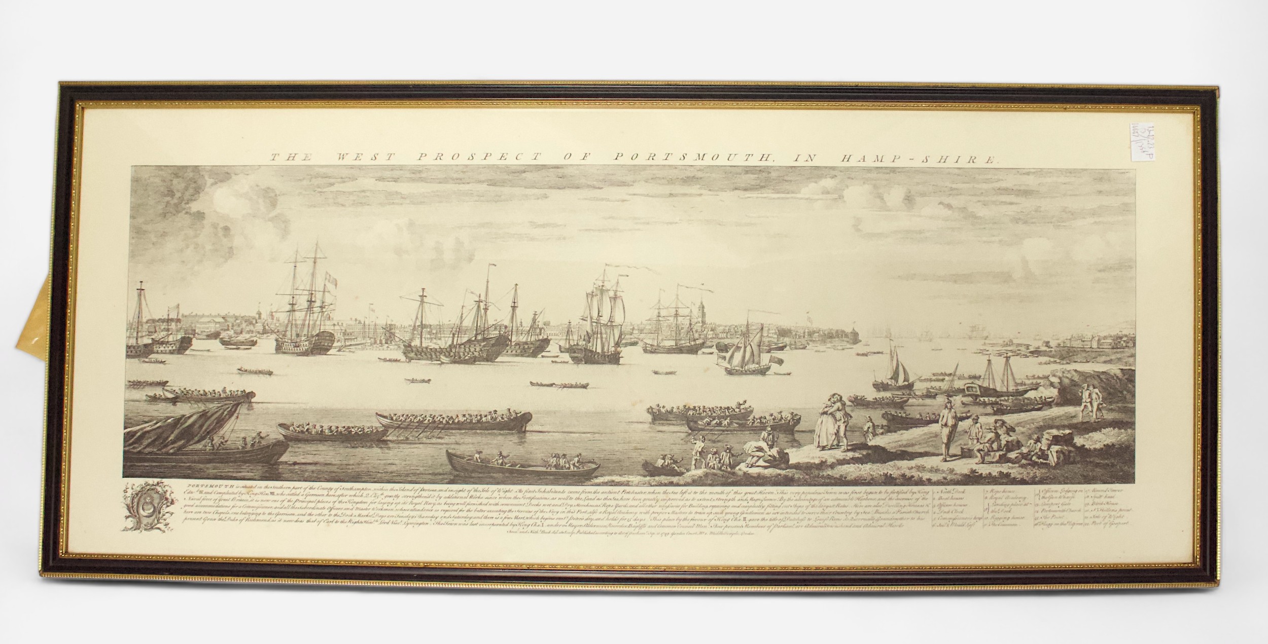 After Samuel and Nathaniel Buck, 'THE WEST PROSPECT OF PORTSMOUTH IN HAMP-SHIRE, looking from - Image 2 of 4