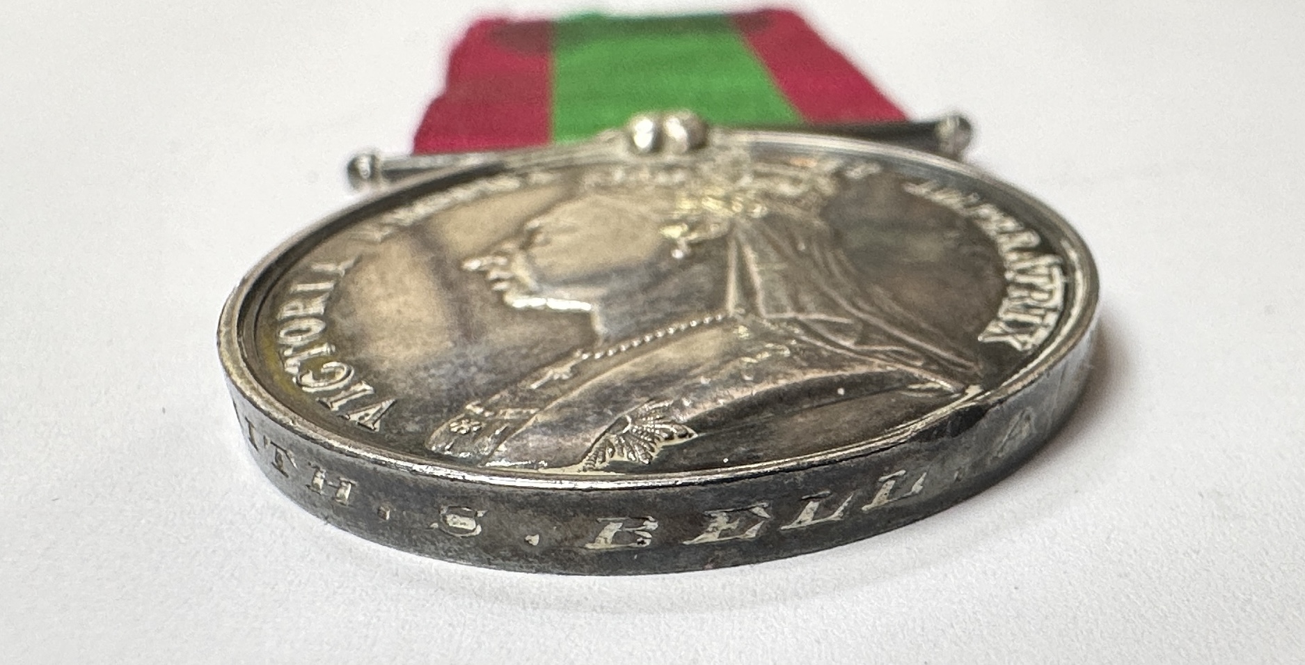 Two Afghanistan Medals 1881, with Kabul and Kandahar Clasps to 1380 Pte McMessage 9th Lancers, and - Image 5 of 5