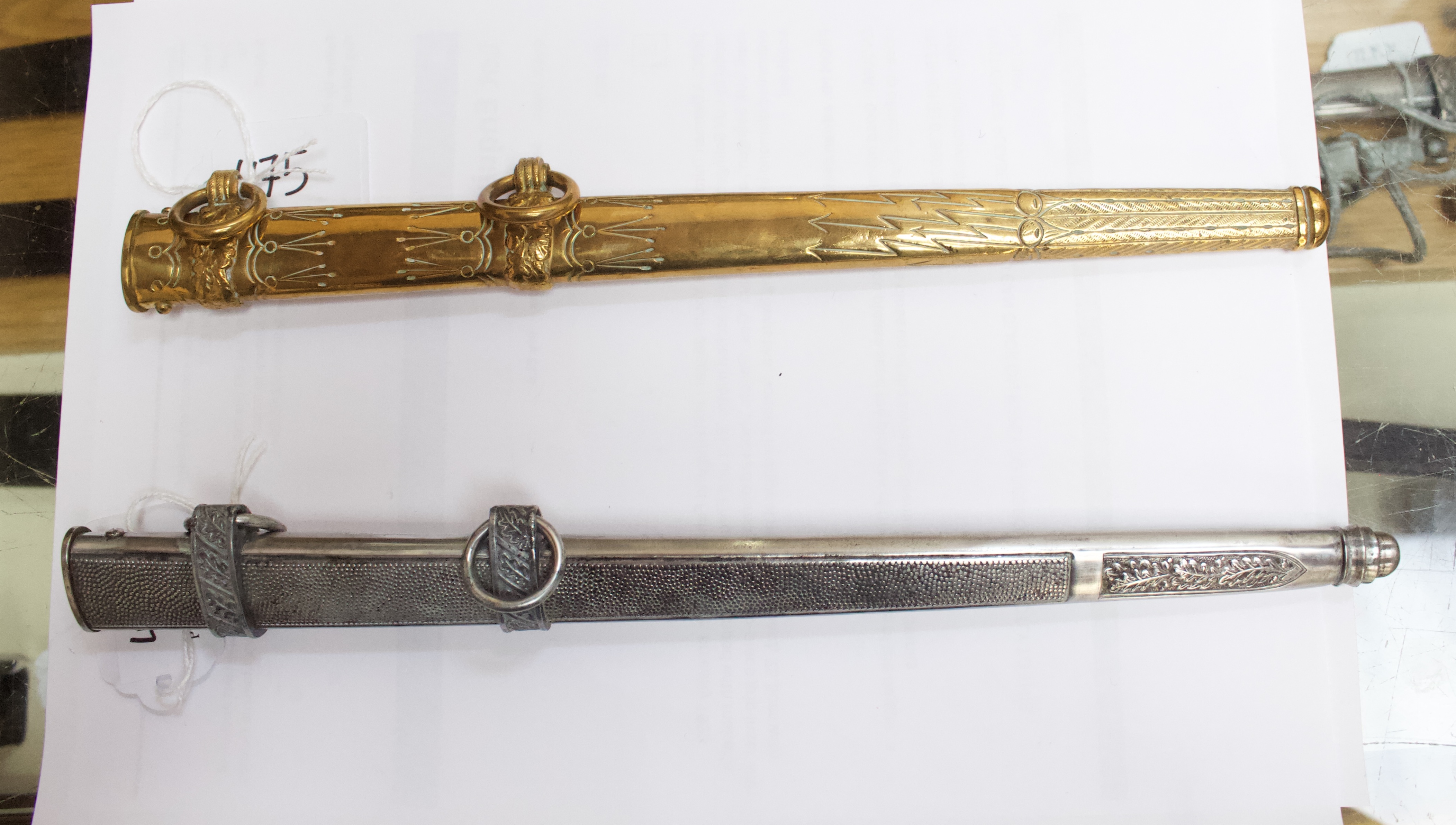 Four reproduction German Third Reich Dress Daggers, comprising SS dagger, Kriegsmarine, Army - Image 8 of 12