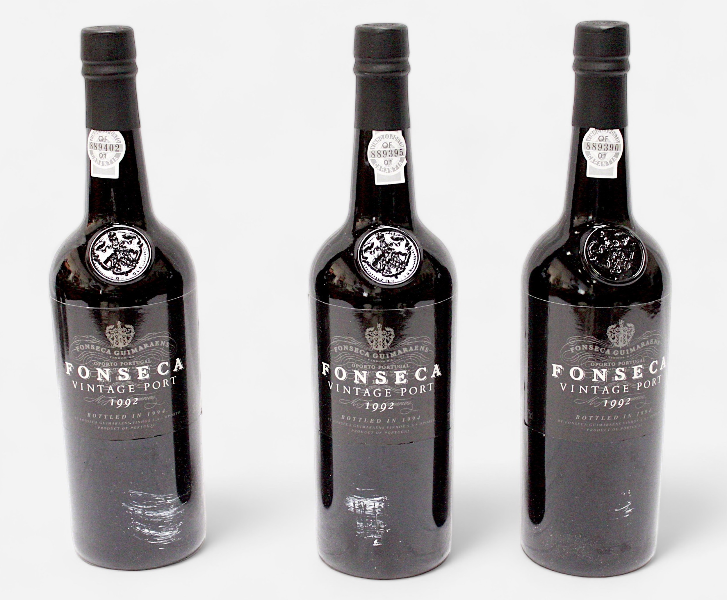 Nine bottles of Fonseca Vintage port, 1992 vintage, 20.5% vol, 75cl bottles, all sealed with labels - Bild 4 aus 7