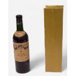 A bottle of Chateau Pontet-Canet Pauillac Bordeaux, 1959, bottled by Justerini & Brooks, 75cl, mid-