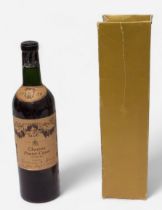 A bottle of Chateau Pontet-Canet Pauillac Bordeaux, 1959, bottled by Justerini & Brooks, 75cl, mid-