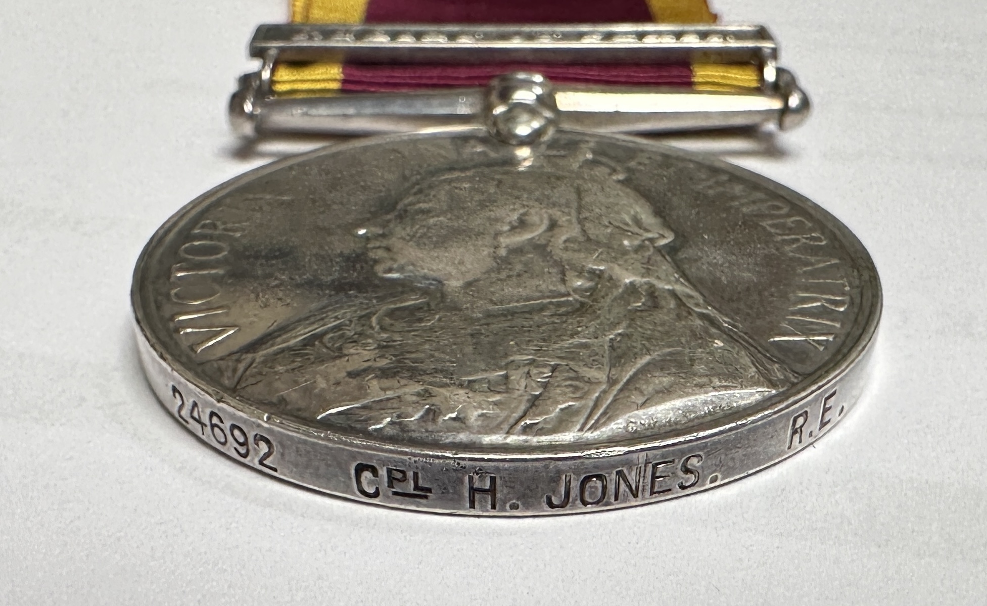 A Second China War Medal with Canton 1857 Clasp to John Barry 59th Regt. and a China War Medal - Image 3 of 4